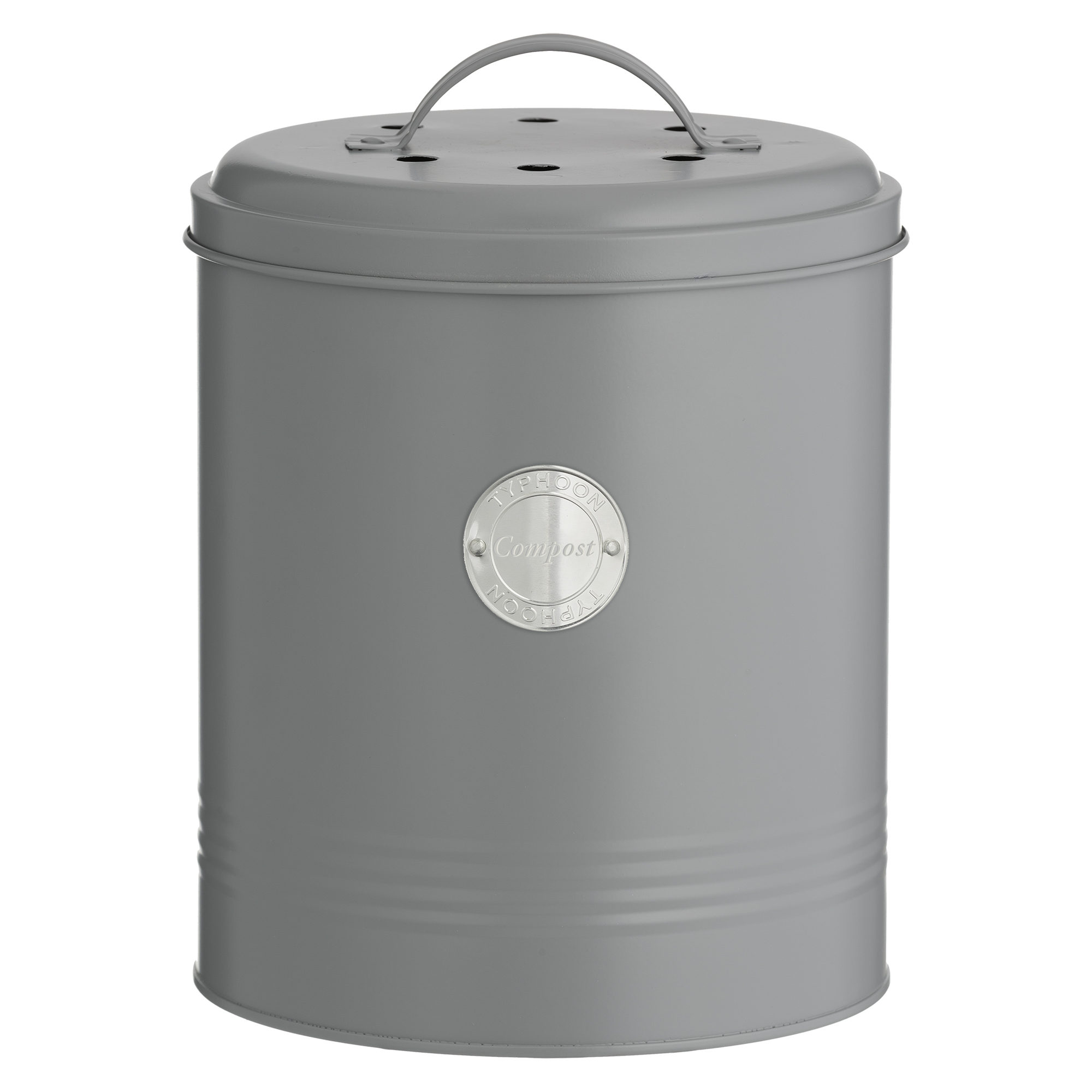 LIVING Collection | Kompostbehälter, pastellgrau, 2,5 Liter