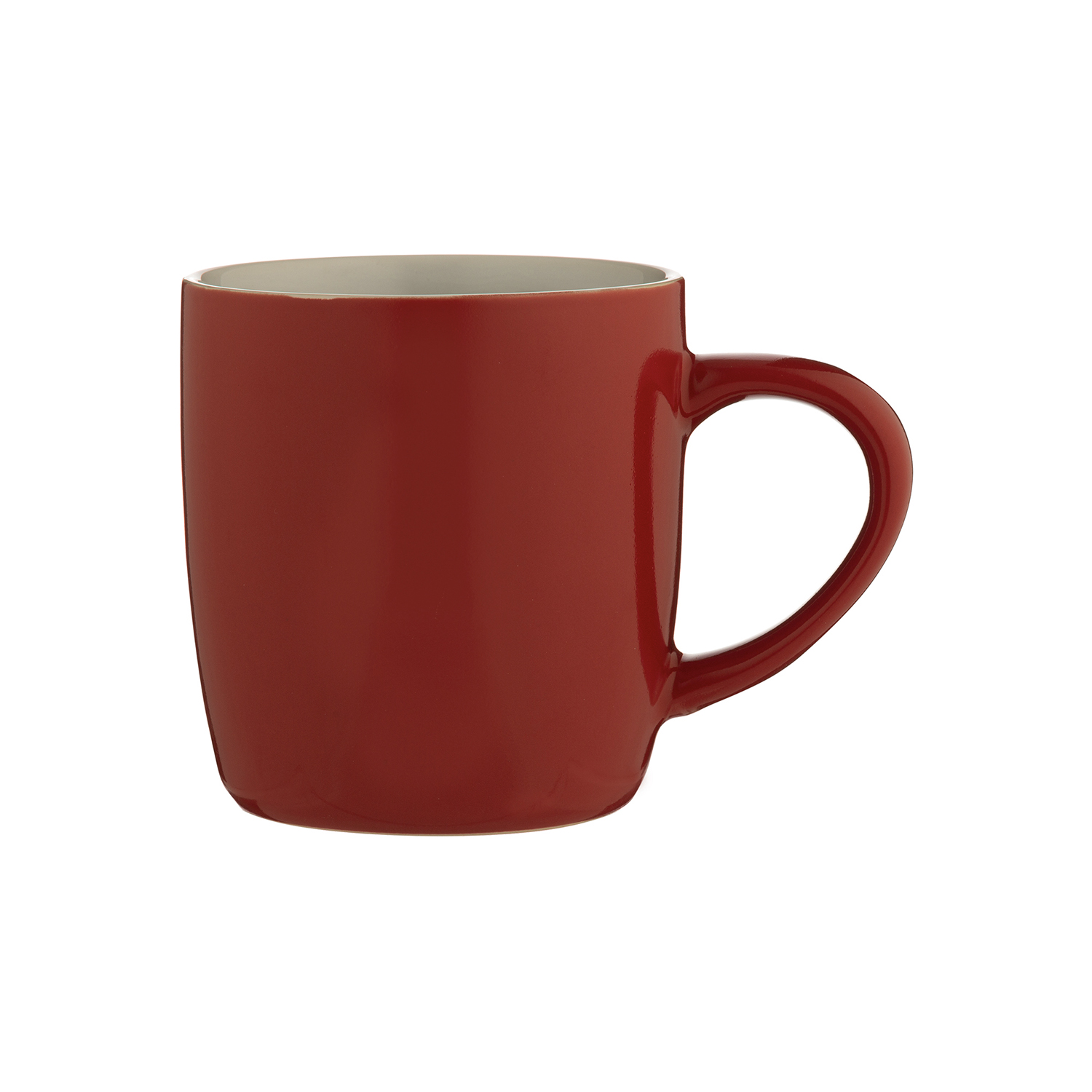 Tasse aus Steingut  400 ml | Dunkelrot